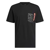 [アディダス] 半袖 Tシャツ シティエスケープ グラフィックポケット ENC41 メンズ ブラック(HR3003) 2L