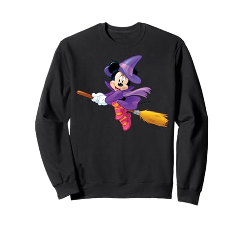 Sweatshirt Minnie Sorcière Disney Halloween pour femme et grand enfant