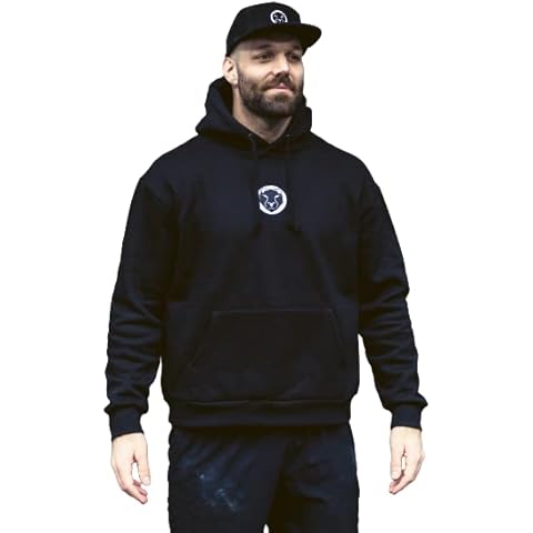Mammal Strength Hoodie - Black - Embroidered Logo - Cross-training, functional fitness, olympic weightlifting (Large) Cover