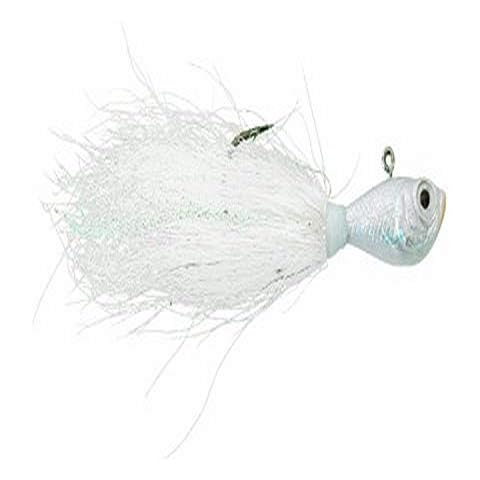 Spro SBTJW-1/2 Prime Bucktail Jig, 1/2-Ounce, White Cover