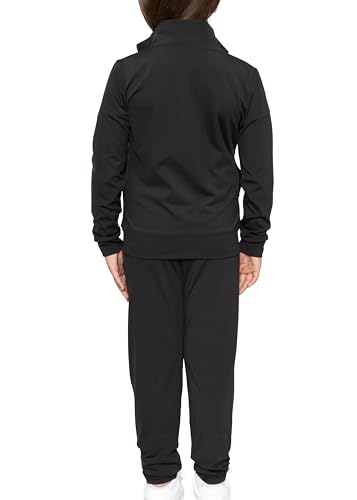 STRETCH IS COMFORT Girl’s Cadet Jacket and Jogger Sweatsuit Set | Child 4-163