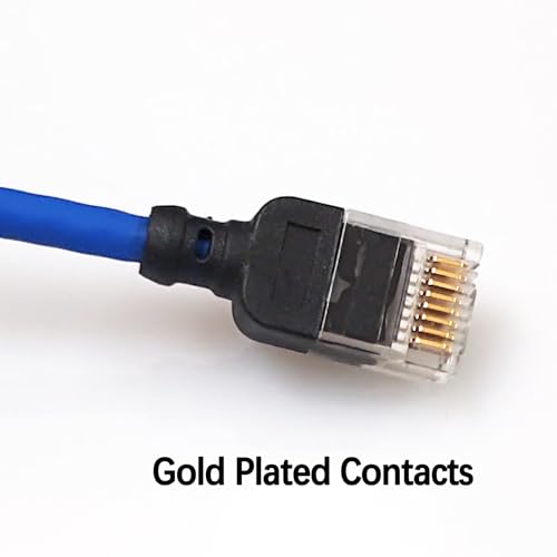 Cable Ethernet Cat6a Patch Cord 10 m Gris RJ45 miniatura 5