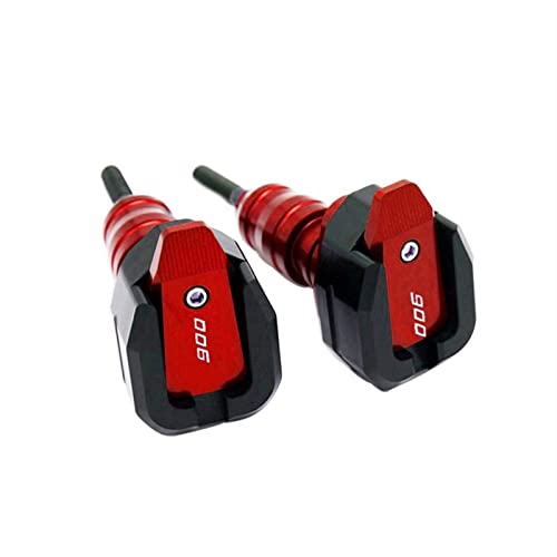Protection cadre Kawasaki Z900 rouge anti-chute pour motards