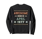 Photo Gallery awesome since april 1977 birthday design felpa Photo Gallery awesome since april 1977 birthday design felpa
