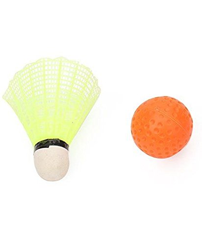 Ratna's Sporty Happy time Badminton for Kids. Safe and Sturdy can be Played Indoor as Well as Outdoor with 1 Ball and 1 Shuttlecock(Multicolour) - Image 4 thumbnail
