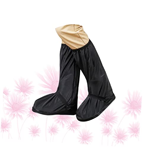 Cubrecalzados impermeables antideslizantes Totority para ciclismo al aire libre, protectores reutilizables de alta altura para botas, cubiertas gruesas y resistentes para motocicleta y bicicleta miniatura 4