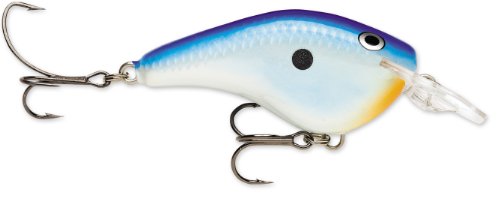 Rapala Dives-to Flat 07 Blue Shad pour pêcher en lac et rivière