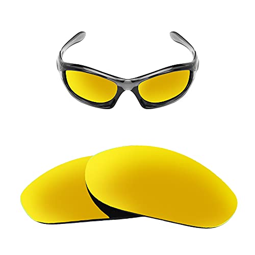 FOOUS Spiegel Polarisiert Ersatz-Brillengläser für Oakley Monster Dog Sonnenbrille Gold Verschiedene Optionen Cover