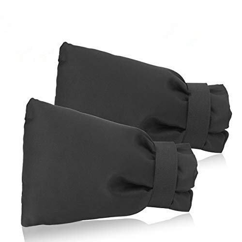 Preisvergleich Produktbild NASUM Thermoschutz für Garten Wasserhahn, Abdeckung Außen Wasserhahn frostschutz, 600D kältebeständig Outdoor Tap Schutzhülle, verdickt Winterfest Beutel Abdeckhaube- Schwarz, 2 Stücke