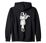 Geigenspielerin Geiger Violine Musikinstrument Kapuzenjacke