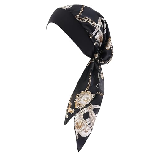 HAGOT Turbante de Quimioterapia para Mujer, Elegante Verano Sombrero de Chemo, Gorros Oncologicos para Mujer Para Pérdida de Cabello,Cáncer,Quimioterapia