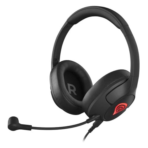 Genesis Cuffie da gioco ultra leggere Radon 800 7.1 con microfono staccabile, cuffie da gioco illuminate con scheda audio integrata, cuscinetti auricolari intercambiabili, jack 3,5 mm USB-C femmina
