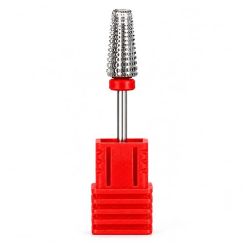 5-in-1 Tungsten Carbide Nail Drill Bit, Professional Acrylic Nail Removal Bit for Electric Nail File, Gel Polish Remover, Cuticle Cleaner, Nail Shaping Tool, 3/32” Shank image 3