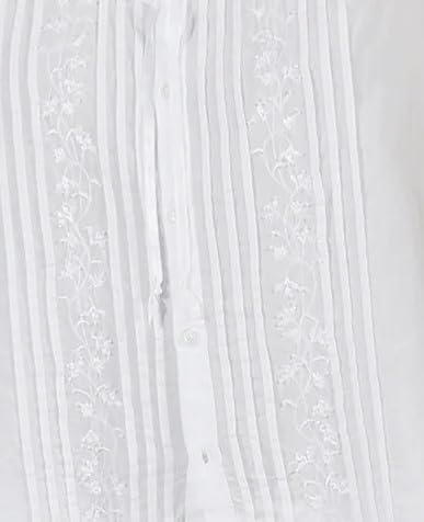 LA CERA Women's Ruffle Edge Pajama Set - 100% Cotton, Button Closure, Scoop Neck, Ribbon Trim - 2 Piece Outfit, Sleeveless3