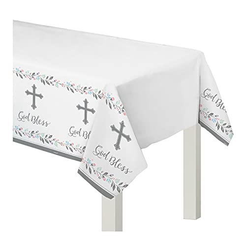 Holy Day Plastic Table Cover - 54 x 102 (1 Pc.) - Ideal for Holidays & Special Occasions