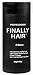 Hair Building Fibers Soft Black Hair Loss Concealer Fiber 28 Gram .99oz Refillable Bottle by Finally Hair
