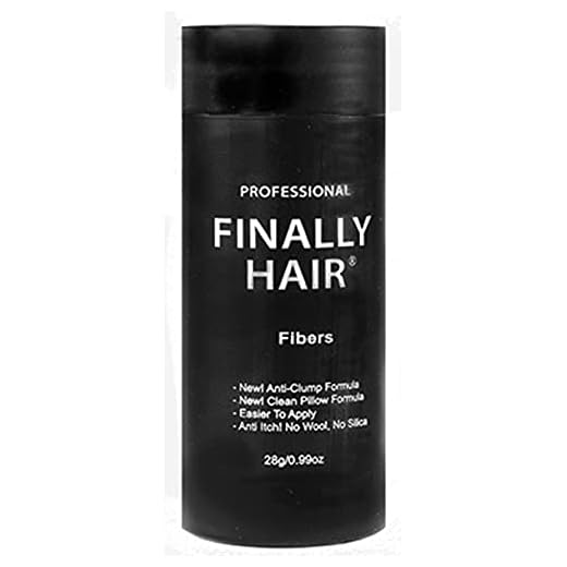 Hair Building Fibers Dark Grey/Gray Hair Loss Concealer Fiber 28 Gram .99oz Refillable Bottle by Finally Hair (Dark Grey/Gray)