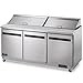 Arctic Air AST72R 71.5-Inch 3-Door Refrigerated Sandwich/Salad Prep Table, 115v