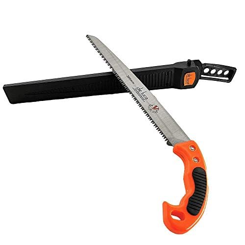 La zappa Segaccio De Luca per potatura a lama diritta in acciaio 30 cm con fodero