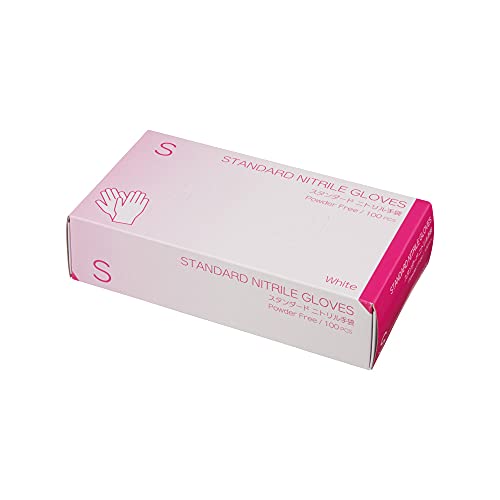 使い捨て手袋 ニトリルグローブ ホワイト 粉なし 100枚入り 病院採用商品 マツヨシ(松吉医科器械) (S, 新パッケージ) 使い捨て手袋 ニトリルグローブ ホワイト 粉なし 100枚入り 病院採用商品 マツヨシ(松吉医科器械) (S, 新パッケージ)