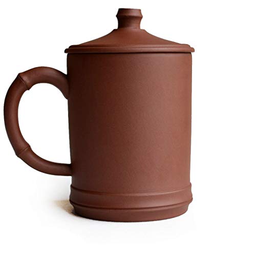 Liang Baobao Yixing Purple Clay Teacups 20Oz Chinese Zisha Tea Cups With Lip Home Office Coffee Mugs (Nandehutu) #TOP2