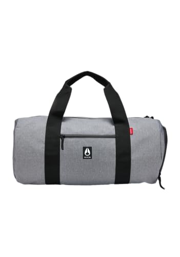 NIXON Day Trippin' 23L Duffel Bag - Heather Gray - Made with Other Peoples Plastic