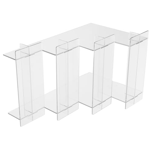 Garneck Estantes de Acrílico Transparentes para Escritorio Organizador para Perfumes Modelos de Muñecas de Resina para Manualidades y Coleccionables