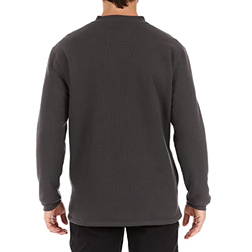Image of Smith's Workwear Men's Sherpa Bonded Thermal Henley Pullover