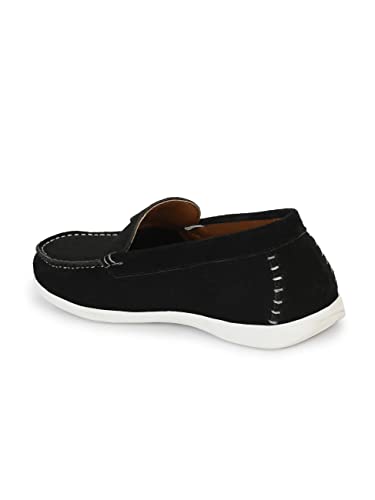 Image of ALBERTO TORRESI Stylish Suede Leather Loafers for Men - Comfortable for Casual Wear, Durable and Lightweight Men's Footwear for Summer
