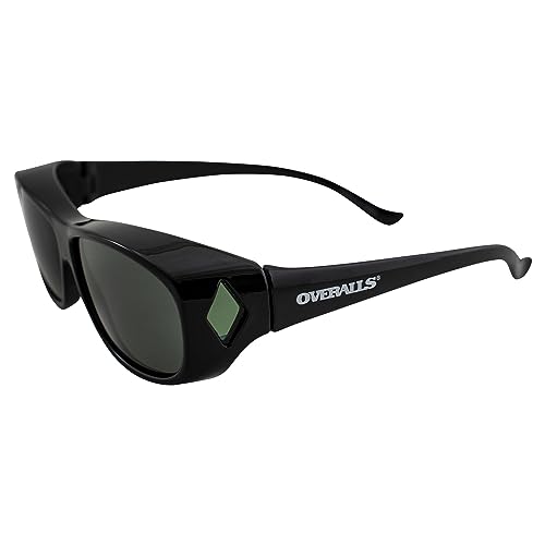 Overalls Sunglasses with Polarized Black and Grey Lens
