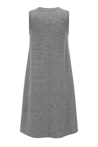 Image of Women's Merino Wool Tank Dress Loose Casual Swing with Pockets