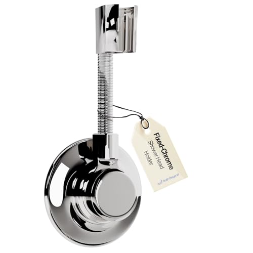 BathBeyond Shower Head Holder - Flexible Wall Mount Shower Head Holder for Hand Held Shower...