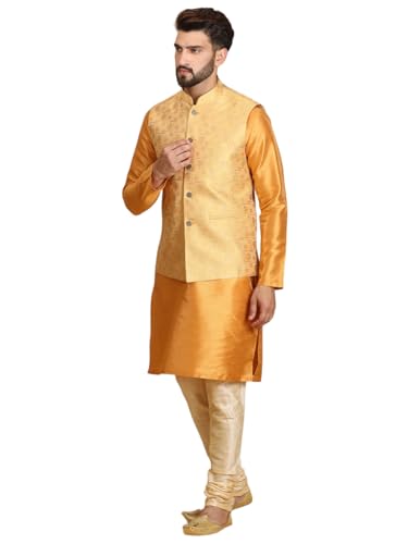 Image of Ethluxis Men Kurta Pyjama Jacket Set
