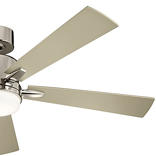 Kichler Lighting 330000Pn 52" Ceiling Fan From The Lucian Collection, Polished Nickel #TOP6