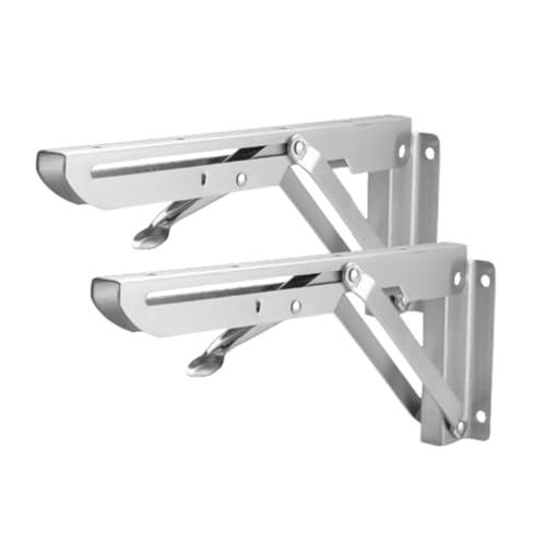 Support réglable pour mural en acier inoxydable brossé haute résistance 16'' - 2