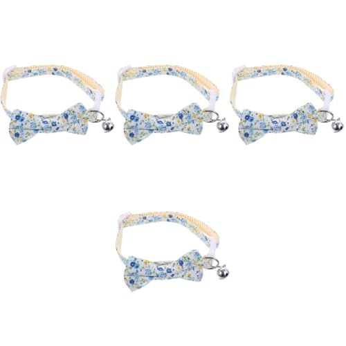 Collar de gatito cómodo que elimina tirones con corbatines decorativos 2