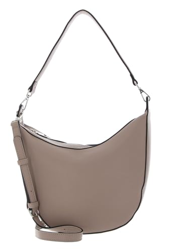 Bolso de hombro Seidenfelt Manufaktur Halsa Hobo, bolso bandolera color taupe beige