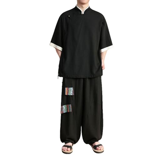Manteau style chinois lin pour vos soirées fraîches d'été