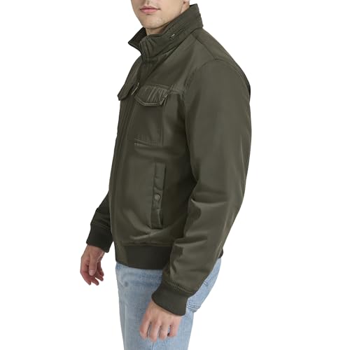 Image of DOCKERS Men's Quilted Lined Flight Bomber Jacket