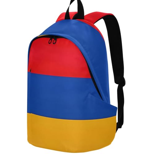 Armenia Flag Cute Woman Casual Daypack Backpacks Simple Cool Book Bags for Teen Girls2
