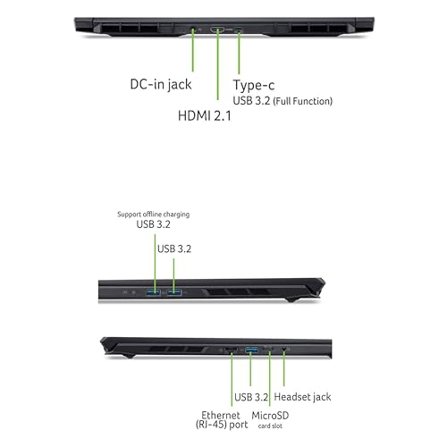 Notebook Gaming Nitro V16S Ai, Ryzen 9 365, Ram 64Gb ddr5, SSD da 1Tb, Display 16" WQXGA 180Hz, NVIDIA GeForce RTX 5070 8Gb GDDR7, Windows 11 Home - PC COPILOT +, Ready to use - Notebook - Immagine 3