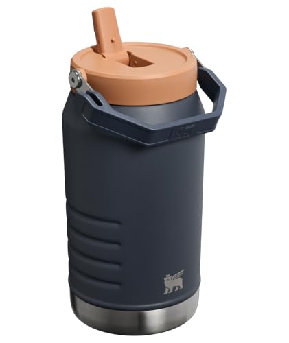 Image of Stanley IceFlow 2.0 Flip Straw Jug with Handle 64 oz | Twist On Lid and Flip Up Straw | Leakproof for Travel and Sports | Insulated Stainless Steel | BPA-Free | Twilight