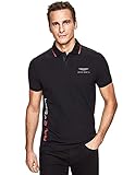 Hackett London Amr Race Team Polo, 999 Negro, M para Hombre