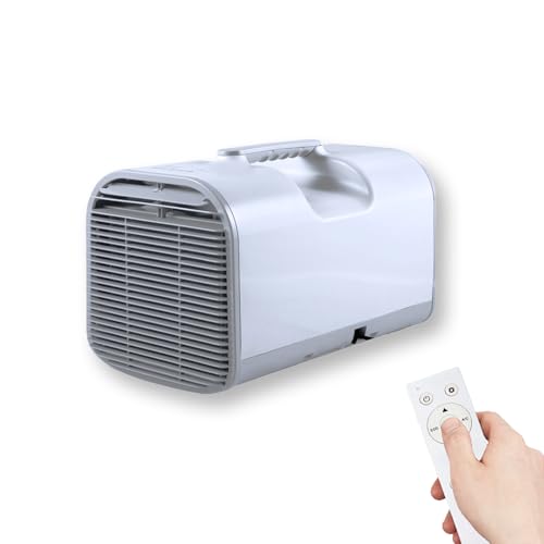 4200 BTU Portable Camping Air Conditioner For Tent Outdoor and Indoor Use,Suitable For RV,Truck,Van and Car Airconditioning Cooling (White)