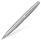 Plumín acero inoxidable; incluye dos cartuchos de tinta negros para pluma estilográfica Cross (ref. 8921)