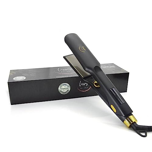 Plancha de pelo profesional de titanio 1.5 pulgadas miniatura 1