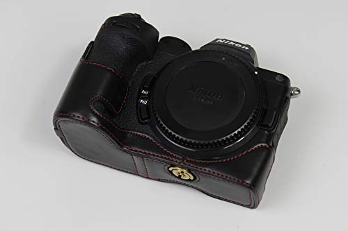 Funda semirígida de cuero para cámara Nikon Z5 Z6 Z7 miniatura 6