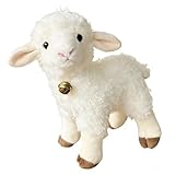 [Cadeau] : un délicieux cadeau for un anniversaire ou Noël, cette peluche d'agneau apporte de la joie aux enfants. C'est un cadeau attentionné qui devient un premier animal en peluche précieux et un souvenir mémorable.