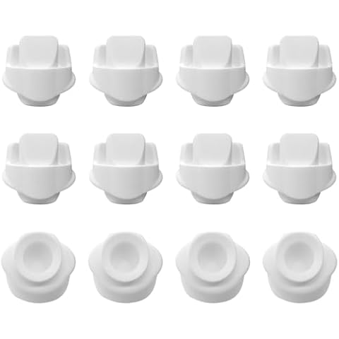 Replacement 12 Duckbill Valves/Duck Bill Valve Compatible with Elvie Wearable Breast Pump, Accessories Made by Durceler, Not Original Elvie Pump Parts, Total 12PCS Cover