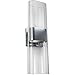Norwell Lighting 8165-CH-CA Gem Led - 17 Inch 16W 1 LED Wall Sconce, Chrome Finish with Acrylic Glass